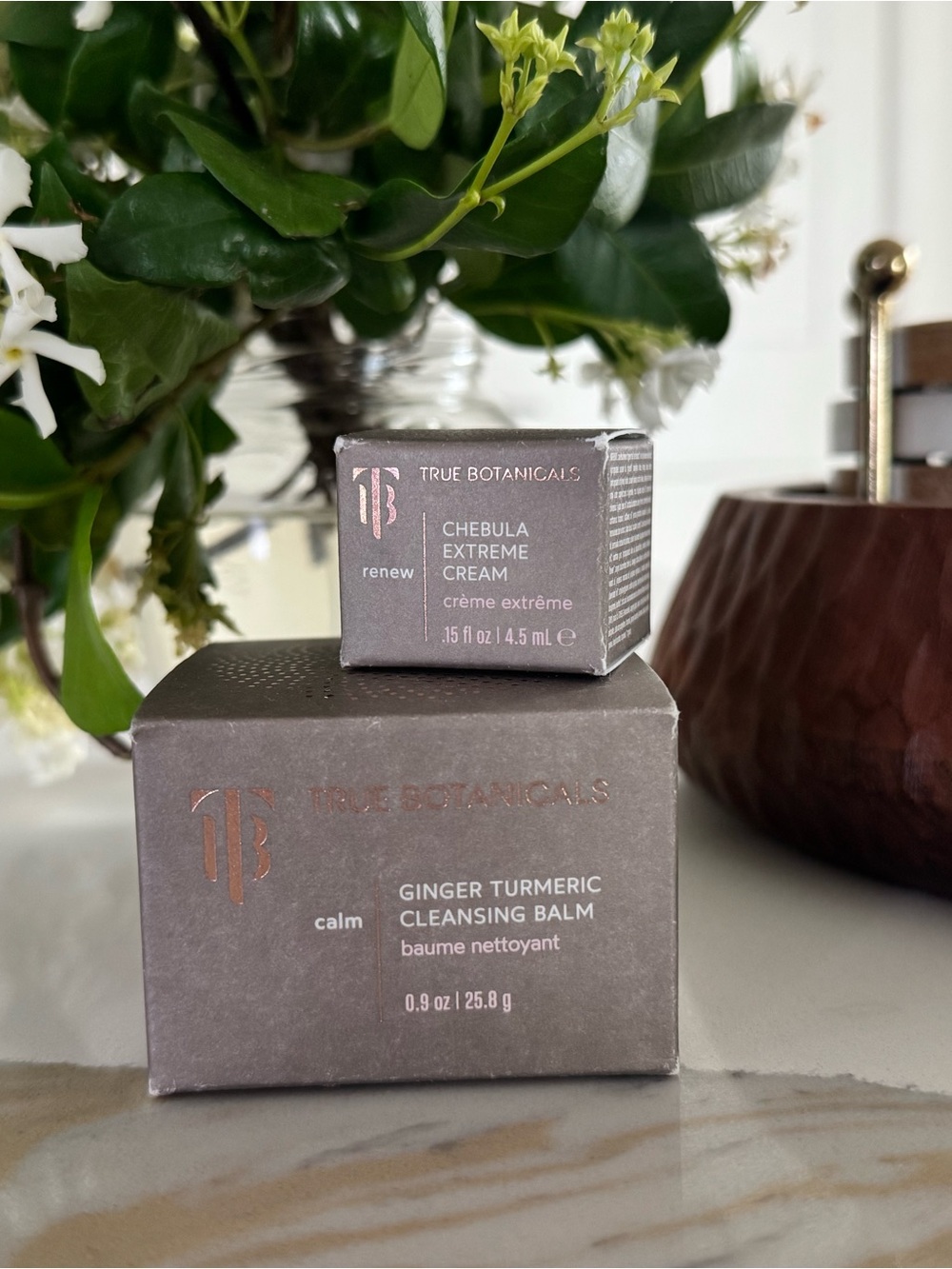True Botanicals Ginger Turmeric Cleansing Balm & Chebula Extreme Cream Set